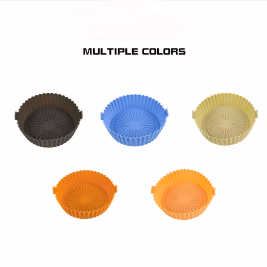 Food Grade Multifunctional Reusable Air Fryer Liner Easy Clean Silicone Air Fryer Oven Accessories