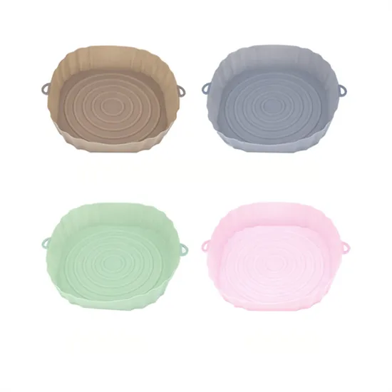 Food Grade Multifunctional Reusable Air Fryer Liner Easy Clean Silicone Air Fryer Oven Accessories